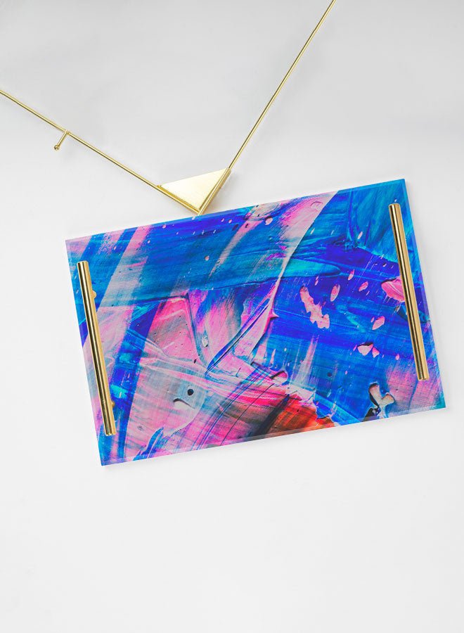 Decorative Acrylic Serving Tray -LWHATSG-Y95 Kitchen Accessories| LOWHA