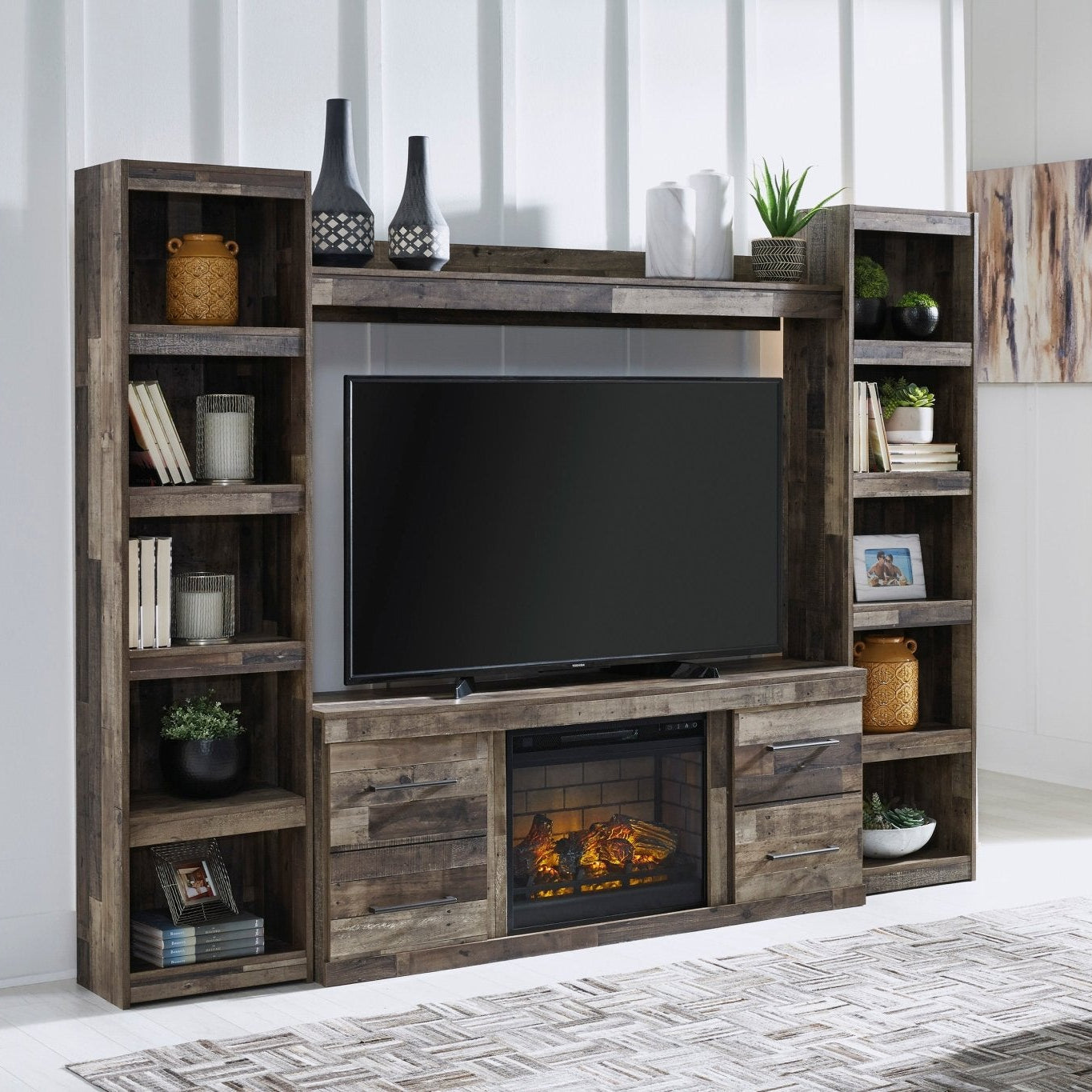 Derekson 60" TV Unit Set TV Units| Ashley Homestore