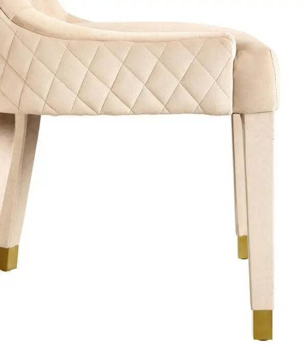 Diamond Cream Dining Chair Dining Chairs| TOV