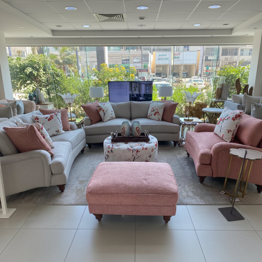 Dori Platinum Set Sofas & Loveseats| Magnussen