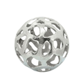 METAL 10" CUT-OUT ORB, SILVER (6627082207328)