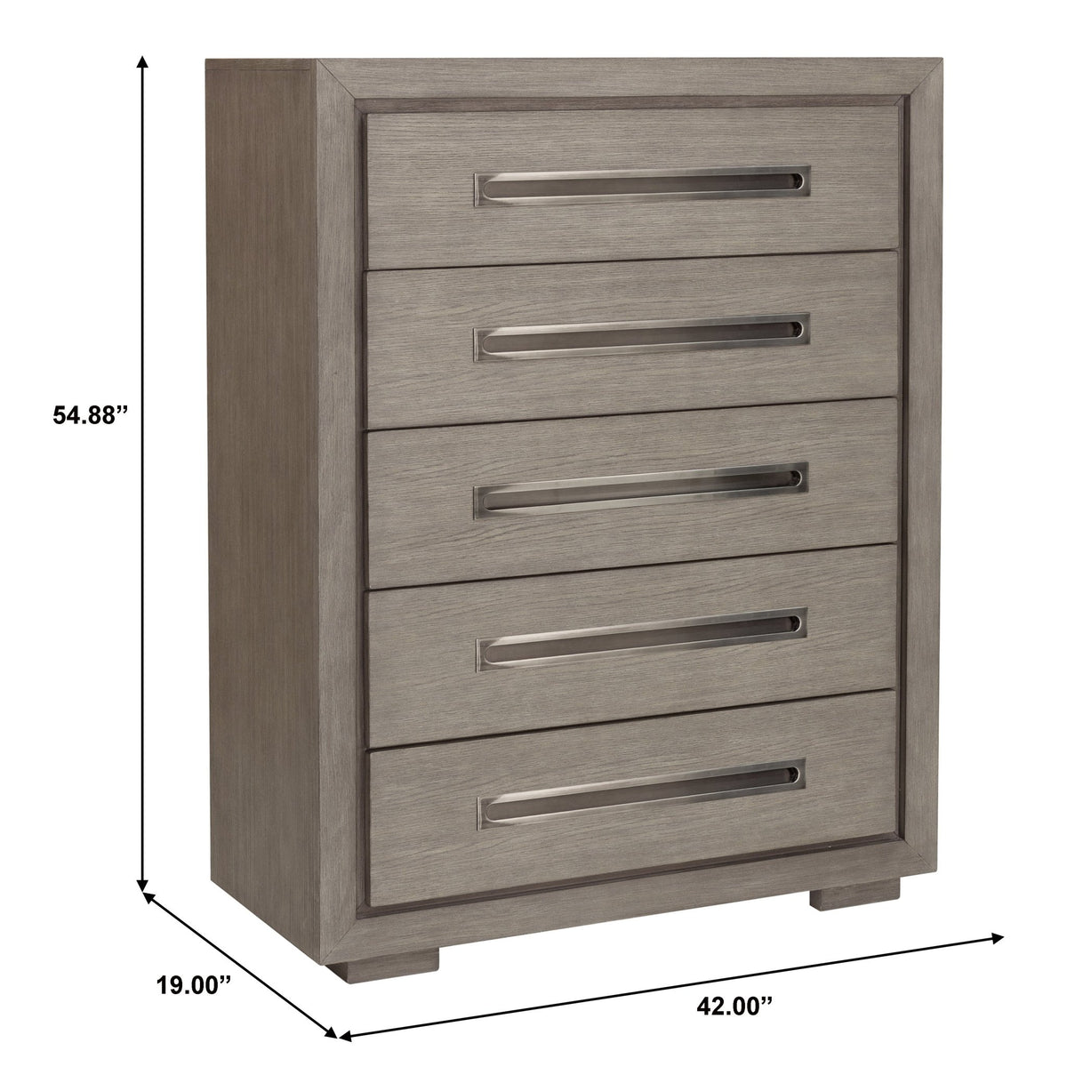 Drawer Chest - Gray Cabinets & Chests| Hooker