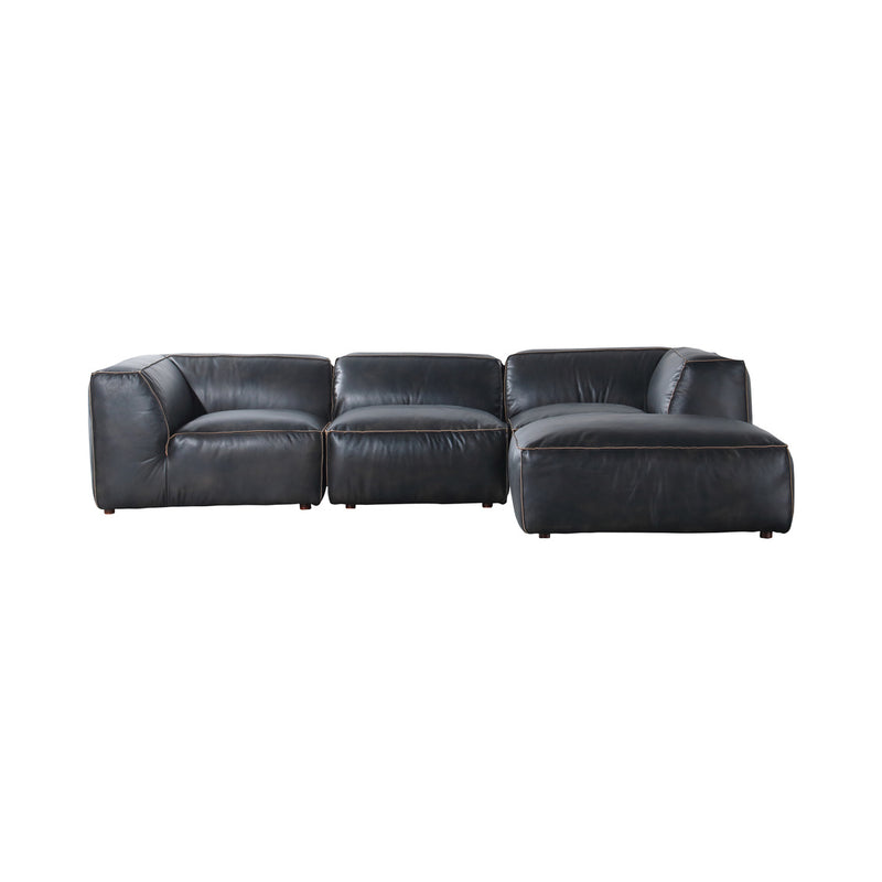 Luxe Lounge Modular Sectional Antique Black