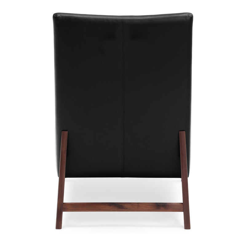 Asta Leather Chair Black