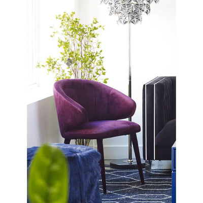 Stewart Dining Chair Purple - Al Rugaib Furniture (4583187578976)