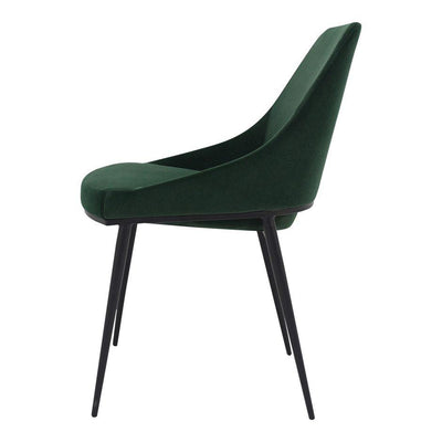 Sedona Dining Chair Green Velvet-M2 - Al Rugaib Furniture (4568059150432)