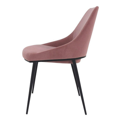Sedona Dining Chair Pink Velvet-M2 - Al Rugaib Furniture (4583243087968)