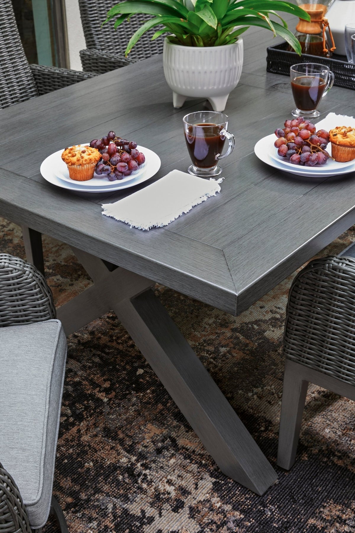 Elite Park Outdoor Dining Table Outdoor Tables| Ashley Homestore