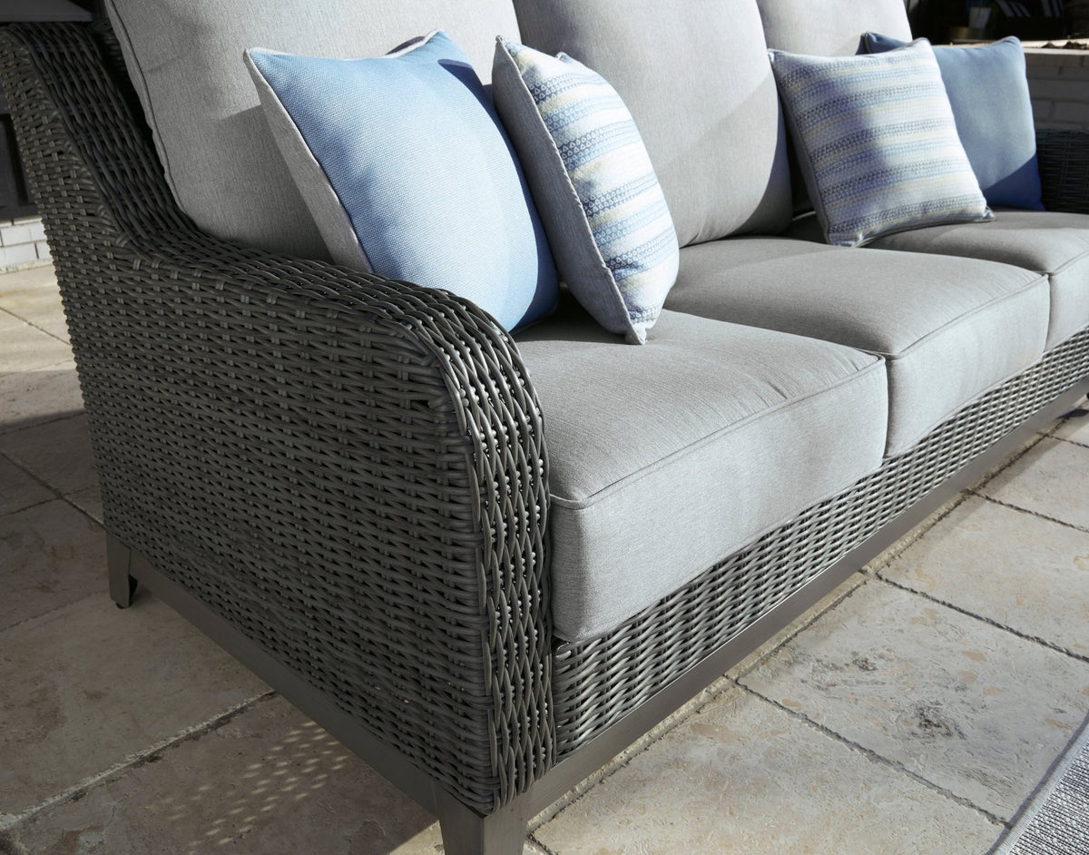 Elite Park Outdoor Sofa with Cushion Outdoor Loveseats & Sofas| Ashley Homestore