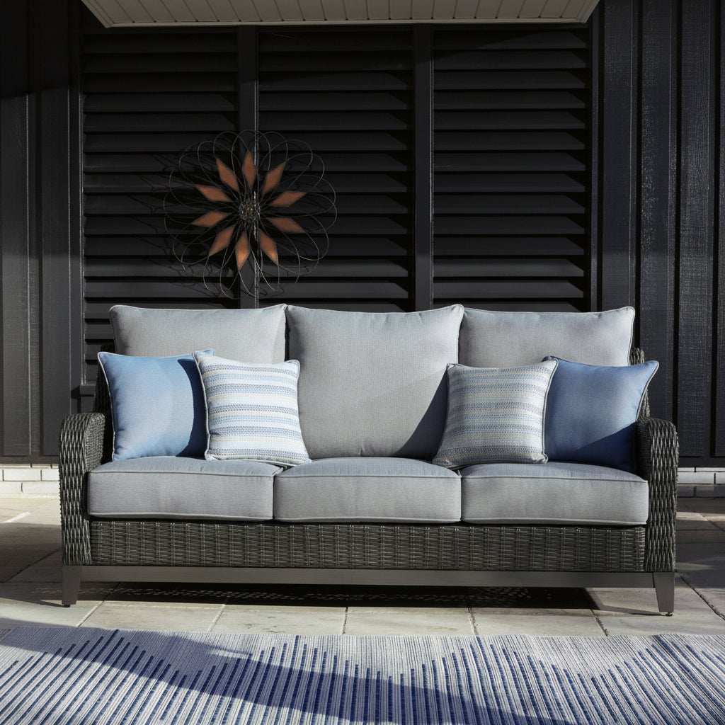Elite Park Outdoor Sofa with Cushion Outdoor Loveseats & Sofas| Ashley Homestore