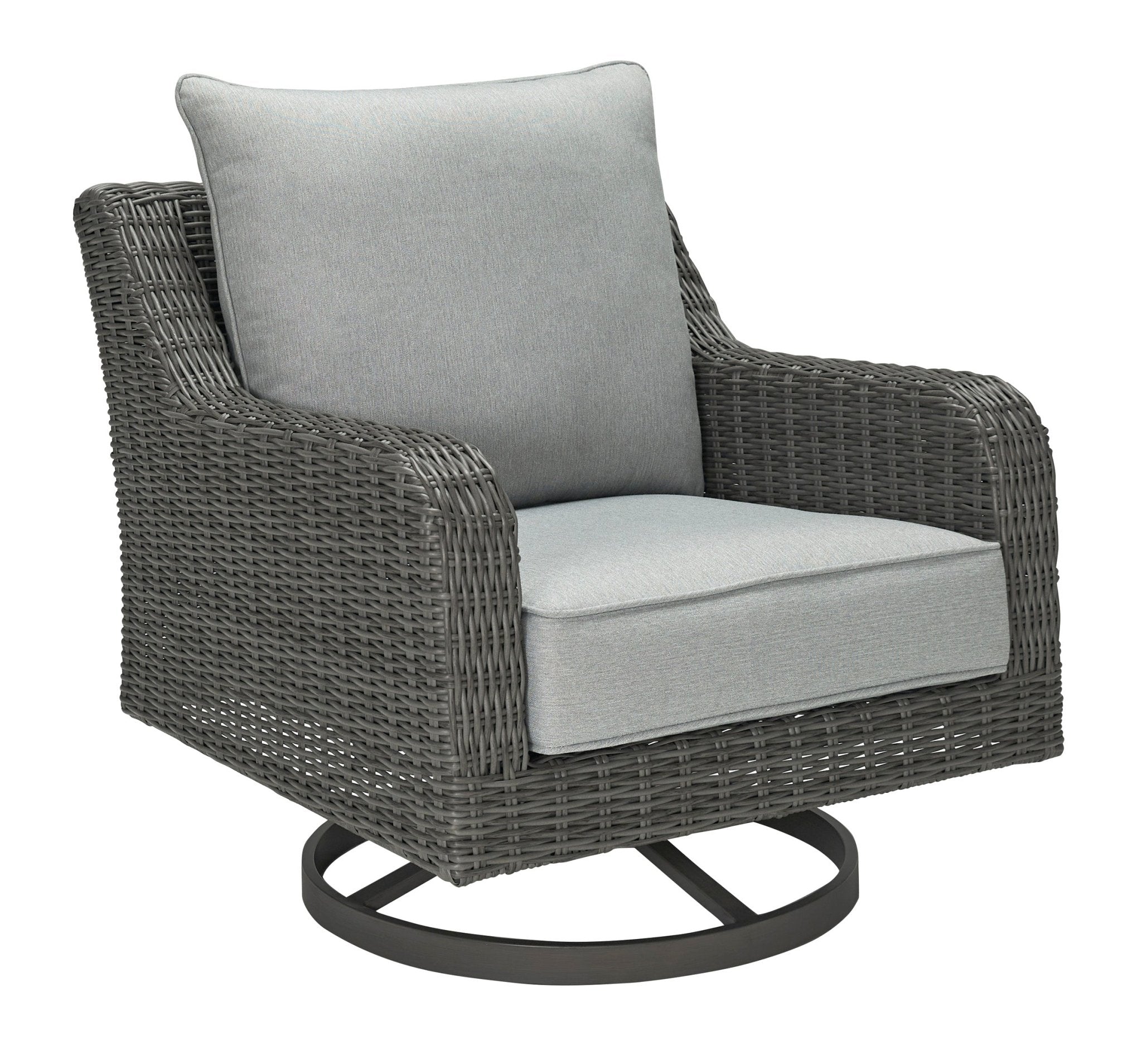 Elite Park Outdoor Swivel Lounge with Cushion Outdoor Chairs| Ashley Homestore
