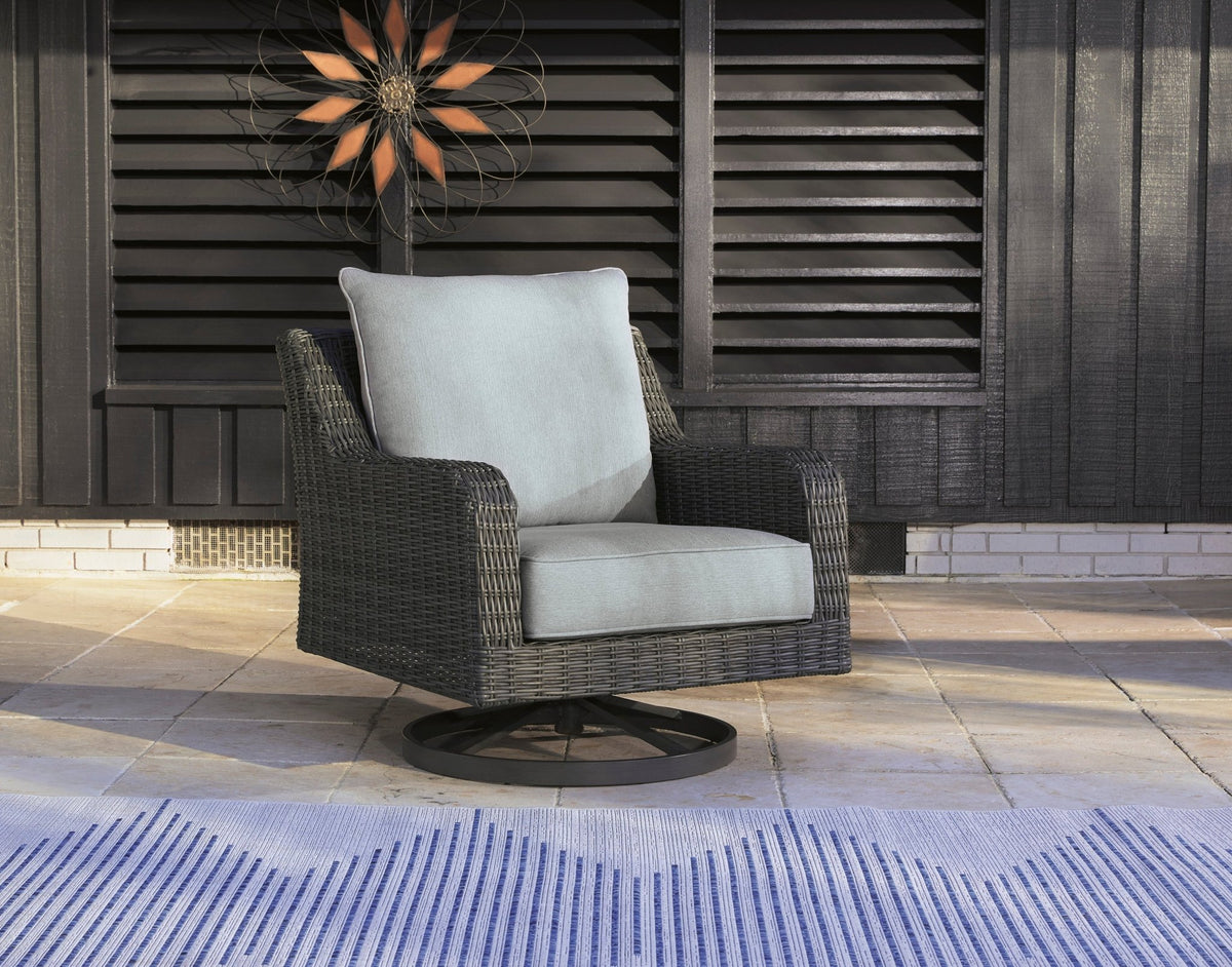 Elite Park Outdoor Swivel Lounge with Cushion Outdoor Chairs| Ashley Homestore
