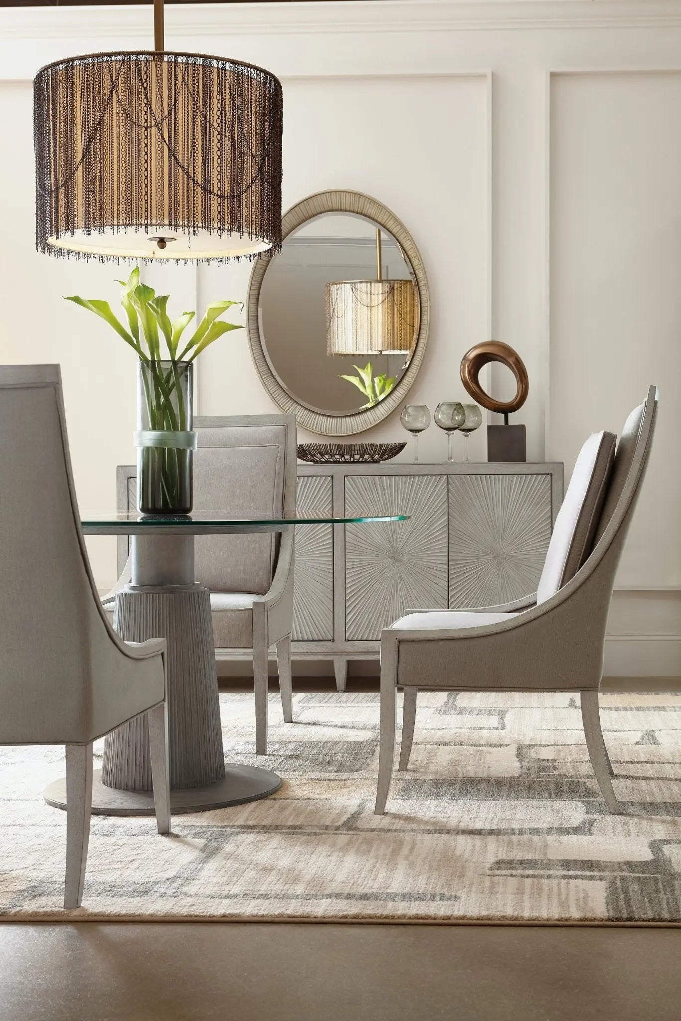 Elixir Oval Accent Mirror Mirrors| Hooker