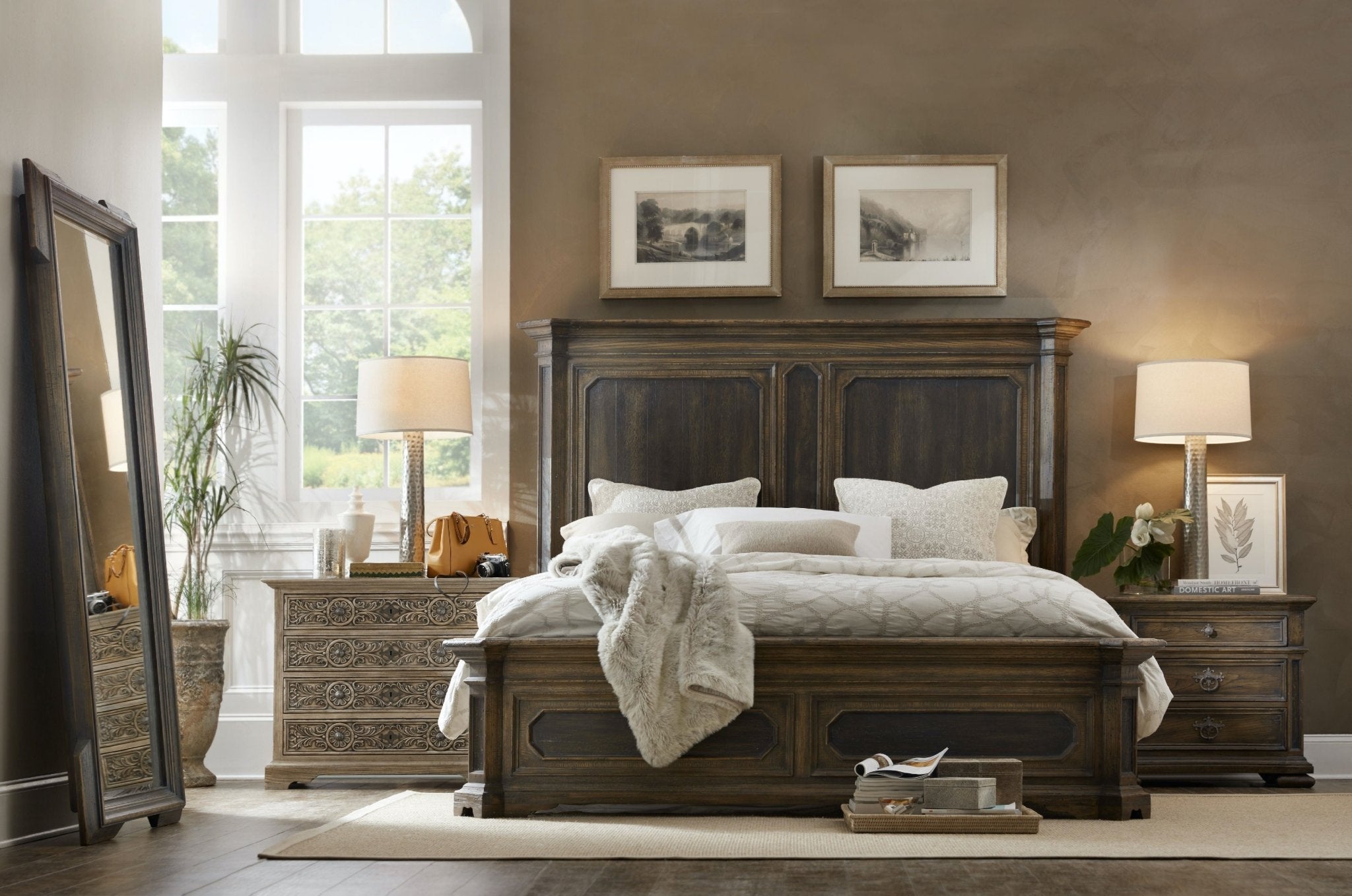 Elmendorf Three-Drawer Nightstand Nightstands| Hooker