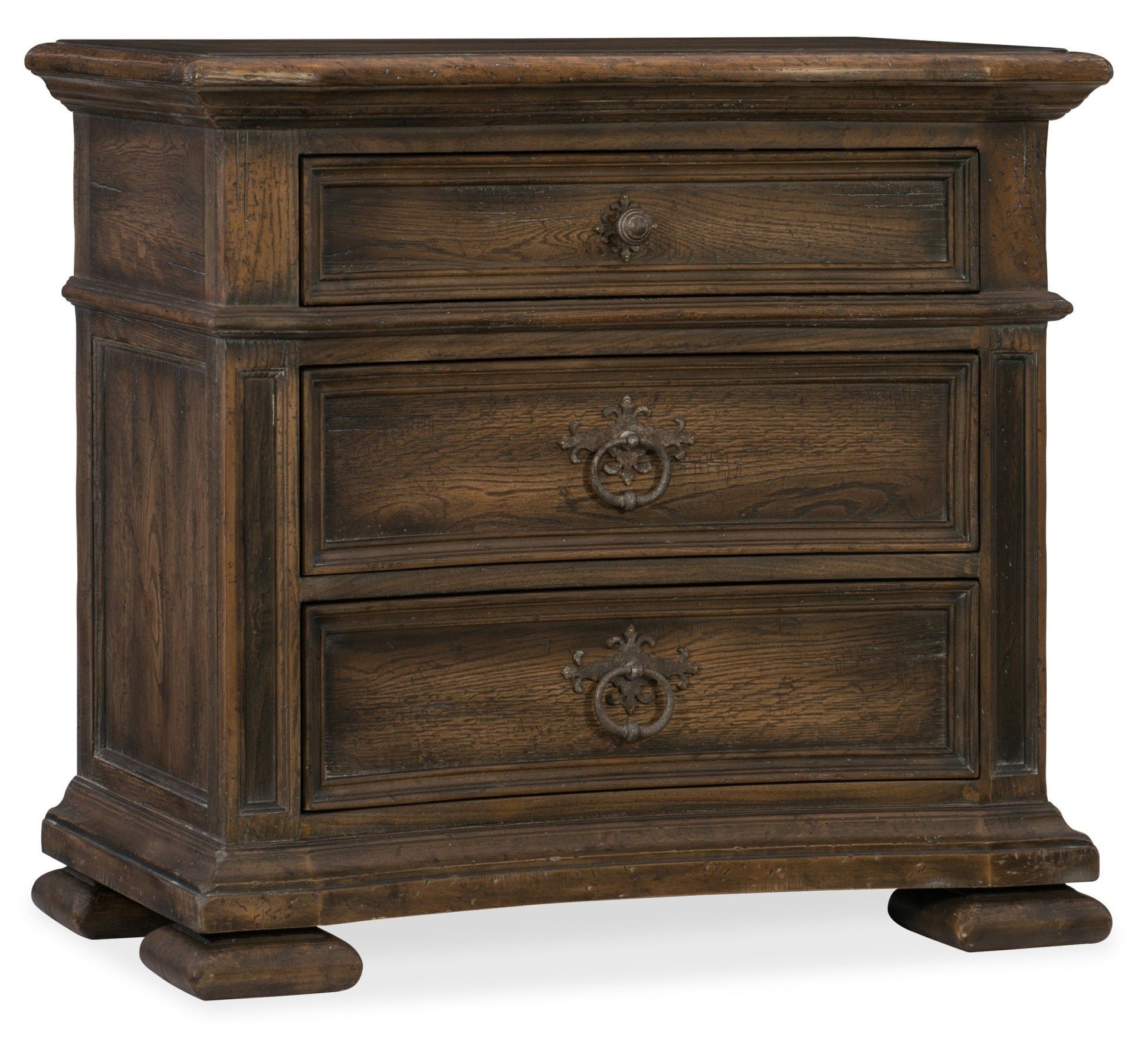 Elmendorf Three-Drawer Nightstand Nightstands| Hooker