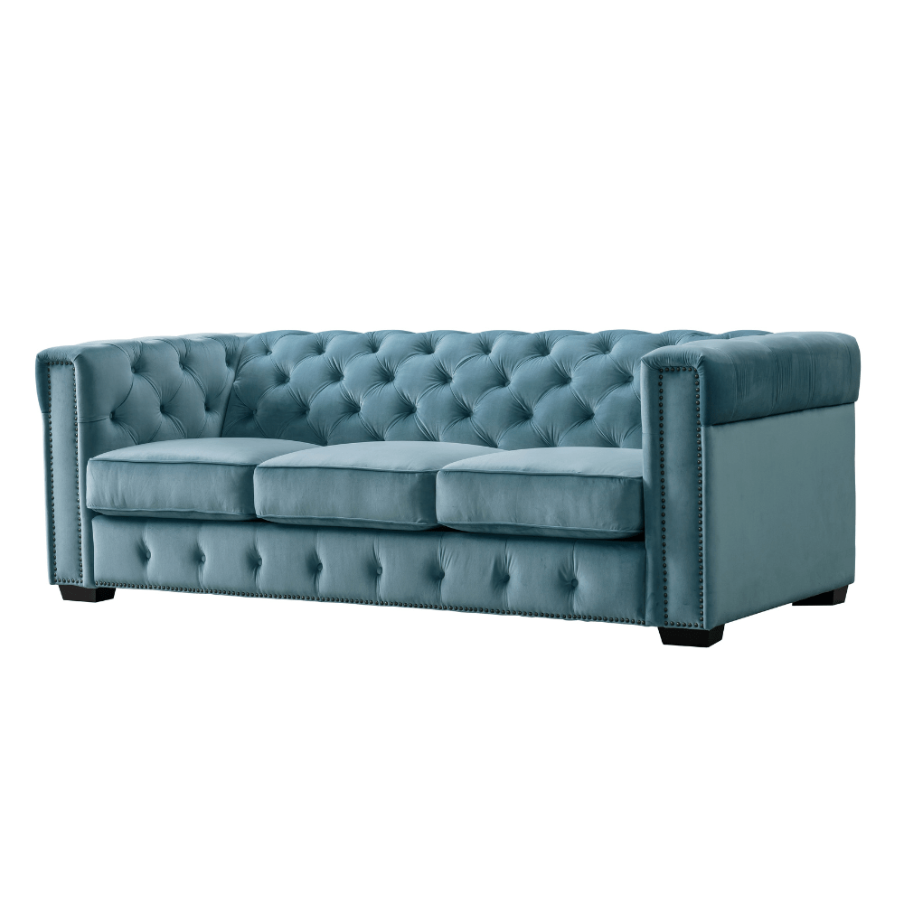 Elzaro Blue Sofa Sofas & Loveseats| Roots Furniture