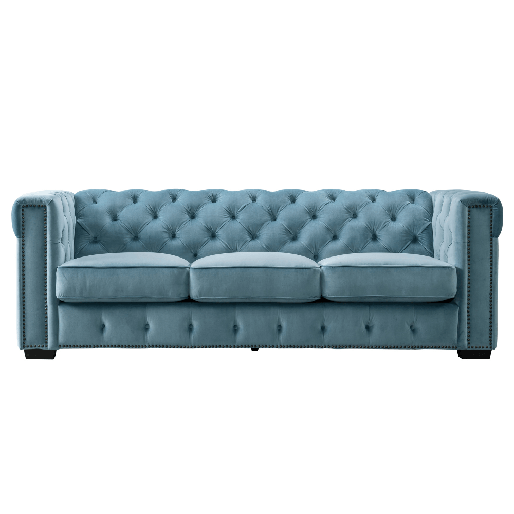 Elzaro Blue Sofa Sofas & Loveseats| Roots Furniture