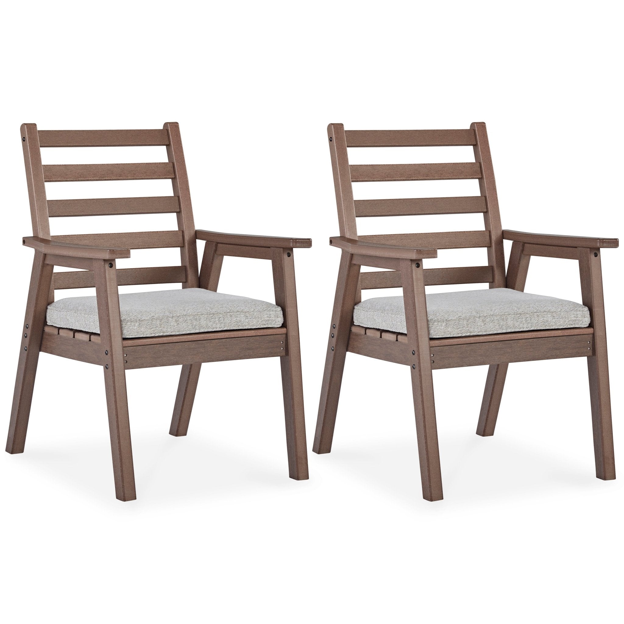 Emmeline Outdoor Dining Arm Chair with Cushion (Set of 2) Outdoor Chairs| Ashley Homestore