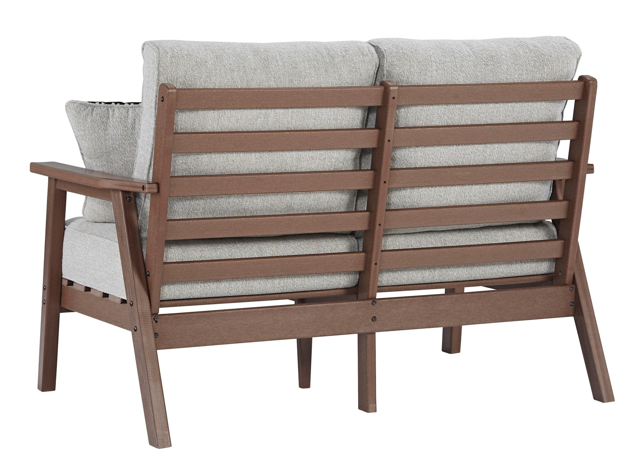 Emmeline Outdoor Loveseat with Cushion Outdoor Loveseats & Sofas| Ashley Homestore