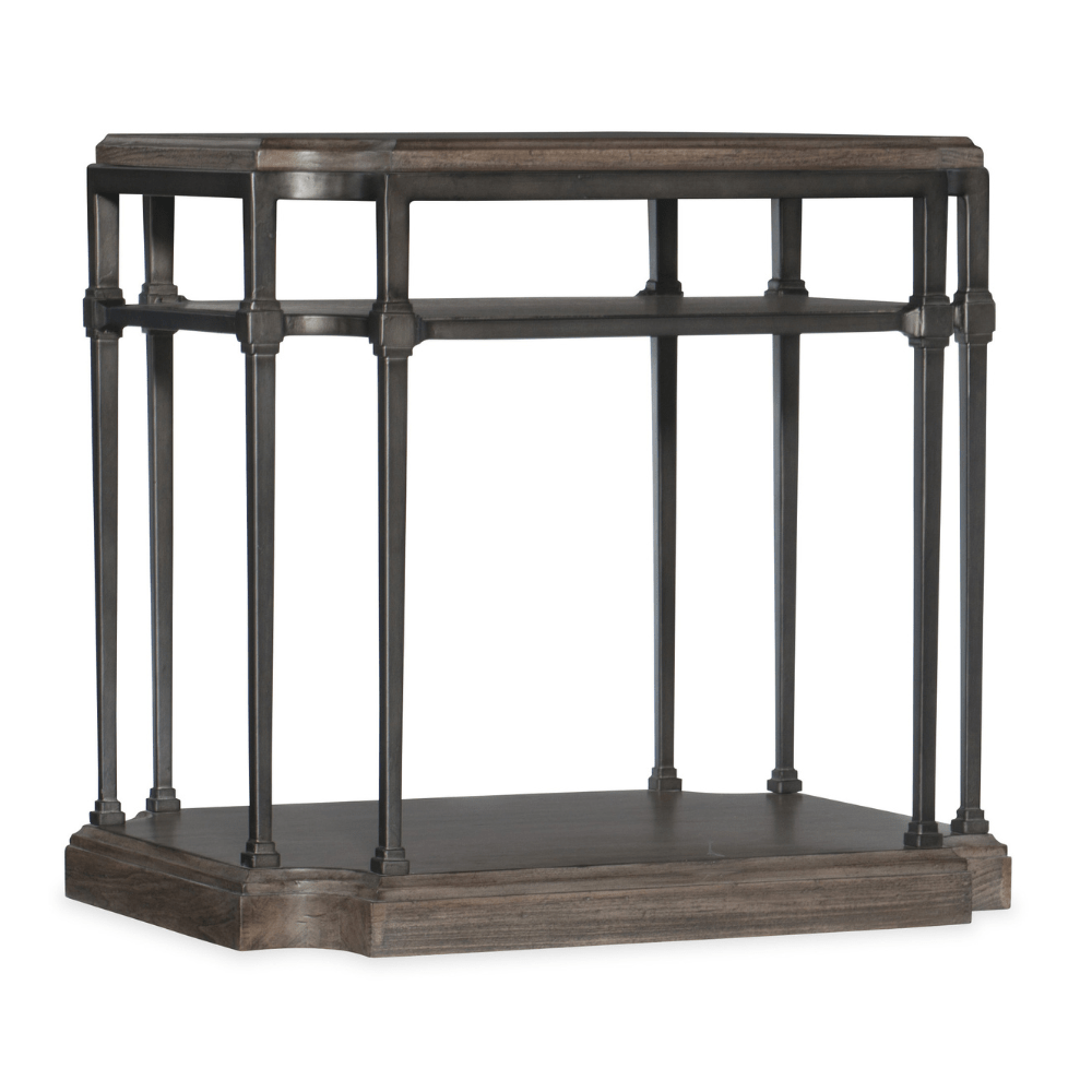 End Table w/ Metal Accent & End Tables| Hooker