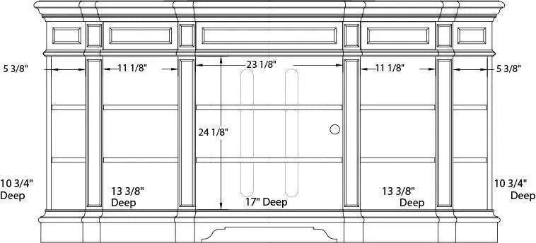 Entertainment 74'' Console Consoles & Sideboards| Hooker
