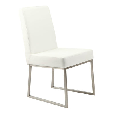 Tyson Dining Chair White-M2 - Al Rugaib Furniture (4583196655712)
