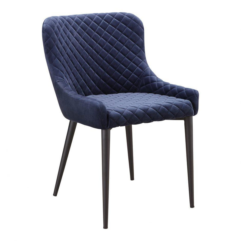 Etta Dining Chair Dark Blue - Al Rugaib Furniture (4583158448224)