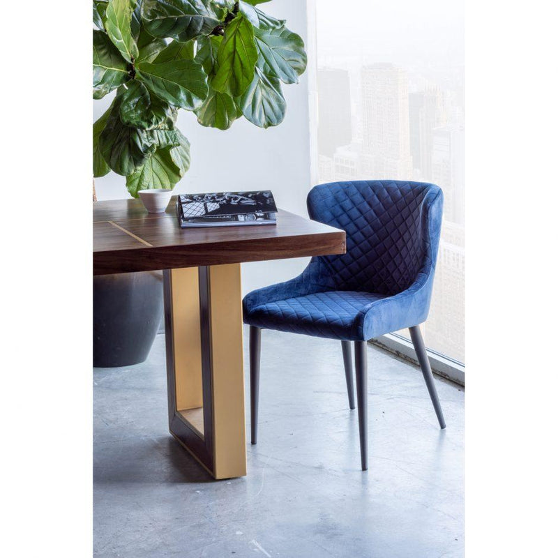 Etta Dining Chair Dark Blue - Al Rugaib Furniture (4583158448224)