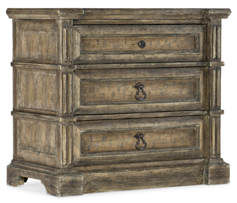 Jefferson Three-Drawer Nightstand - Al Rugaib Furniture (4688812703840)
