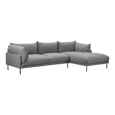 Jamara Sectional Charcoal Right