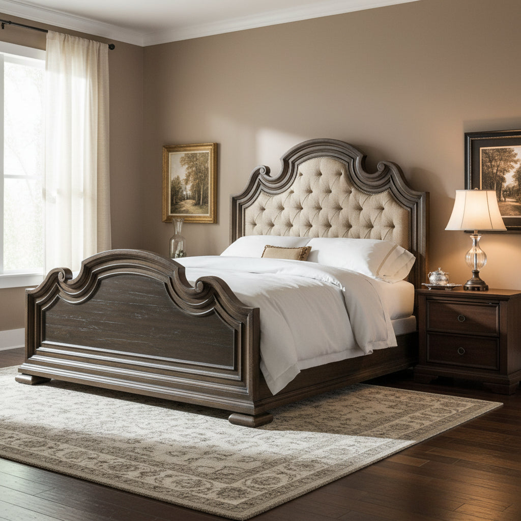 Fair Oaks King Upholstered Bed Beds| Hooker
