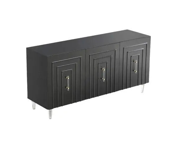 Famke Black Lacquer Buffet Server| TOV