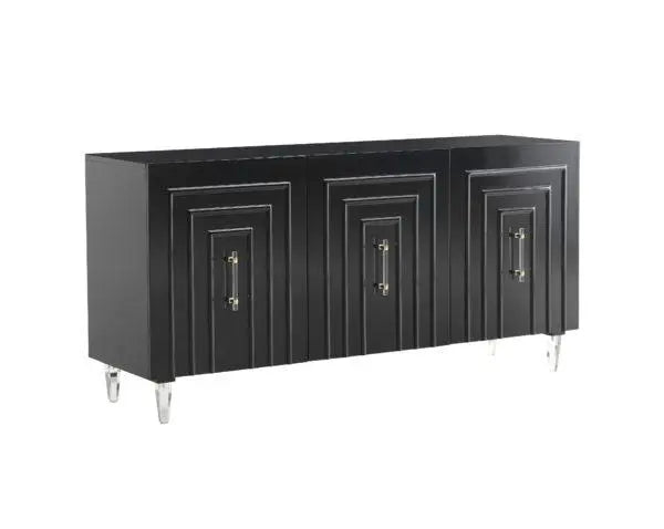 Famke Black Lacquer Buffet Server| TOV
