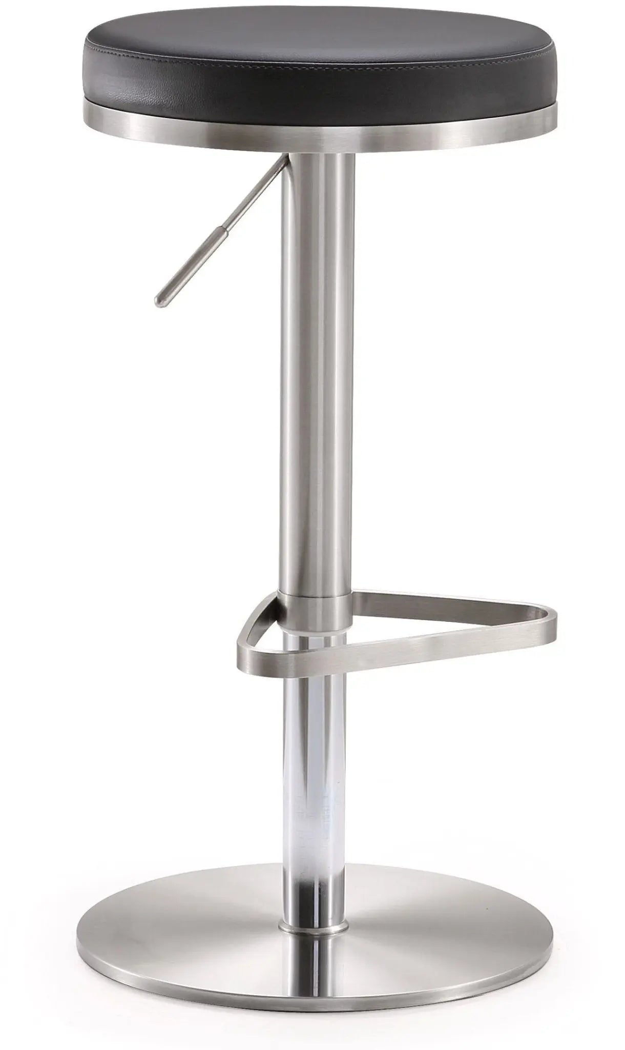Fano Black Steel Adjustable Barstool Counter Stools| TOV