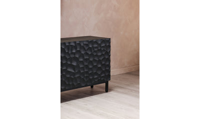Misaki Oak Sideboard Black