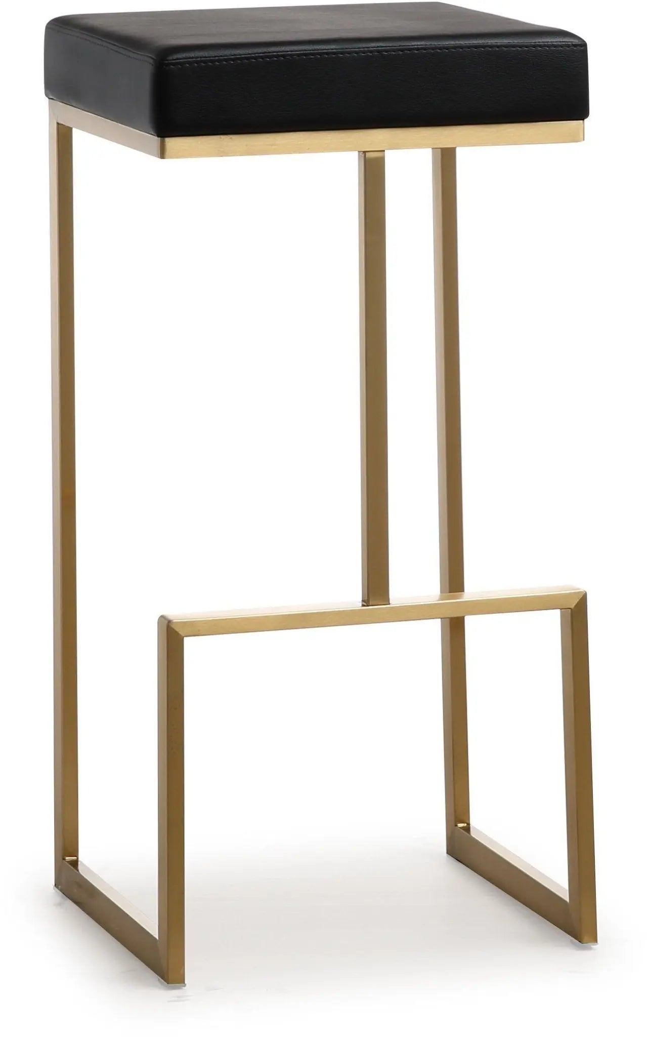 Ferrara Black Gold Steel Barstool Counter Stools| TOV