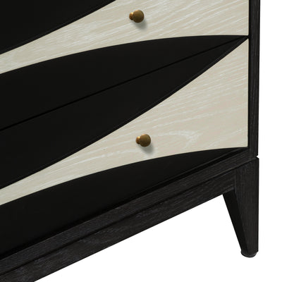 Contemporary Two-Tone 3 Drawer Chest (6629777637472)