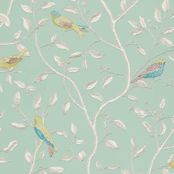 Finches Wallpaper| Sanderson Group