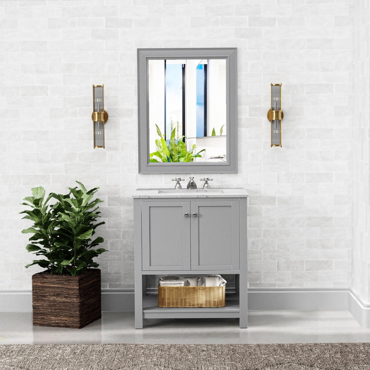 FL 30" Vanity Sinks| Roots Furniture