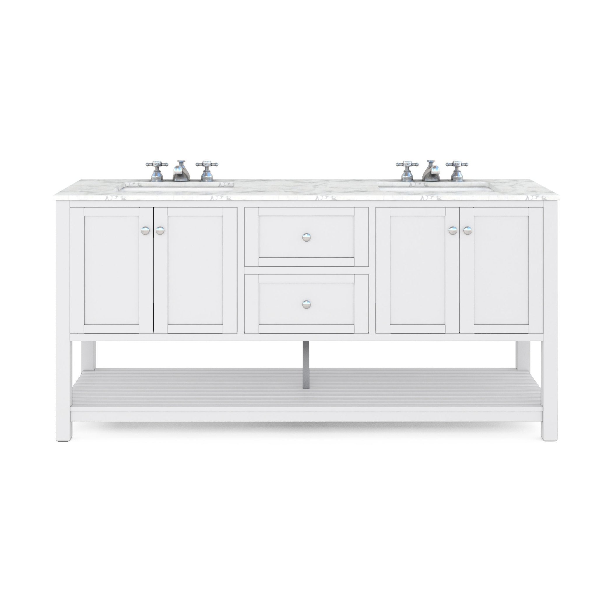 FL 72" Vanity Sinks| Roots Furniture
