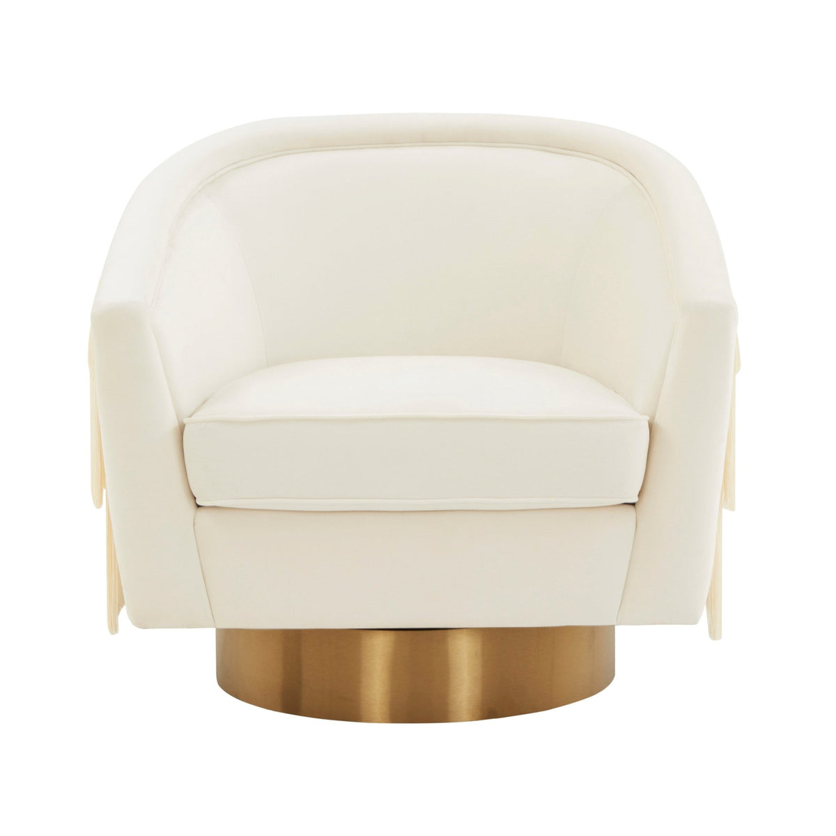 Flapper Cream Swivel Chair Chairs| TOV