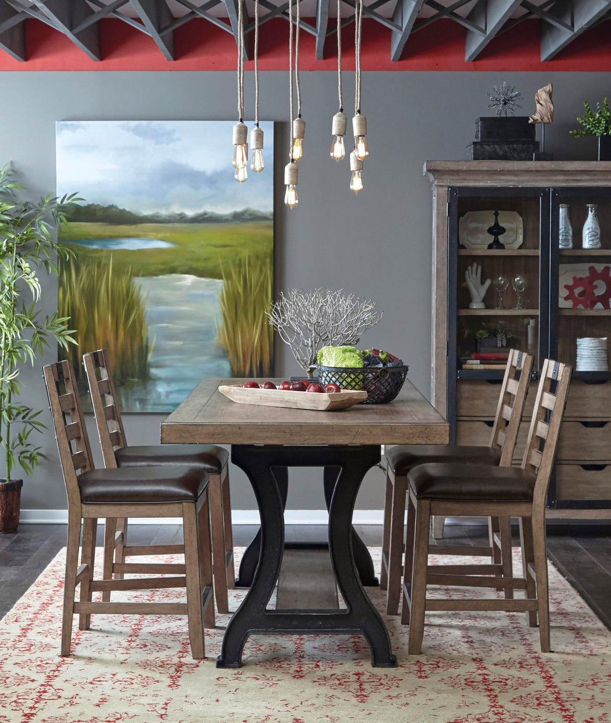 Flatbush Metal Strap Gthring Chair 2/ctn Chairs| Hooker