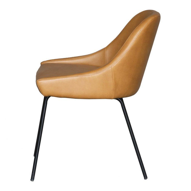 Blaze Dining Chair Tan - Al Rugaib Furniture (4583241777248)