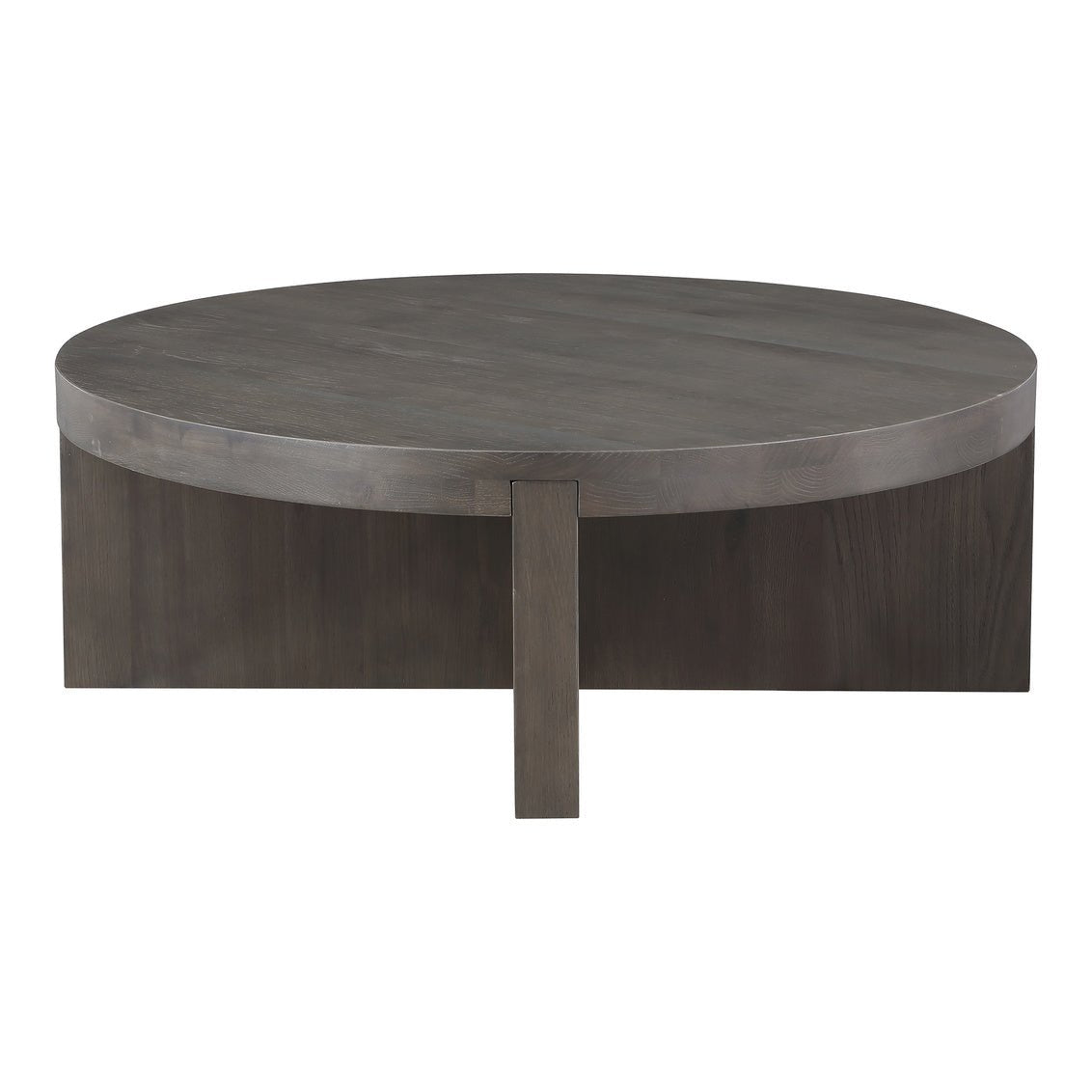 Folke Round Coffee Table Light Brown Coffee Tables| Moe's Home