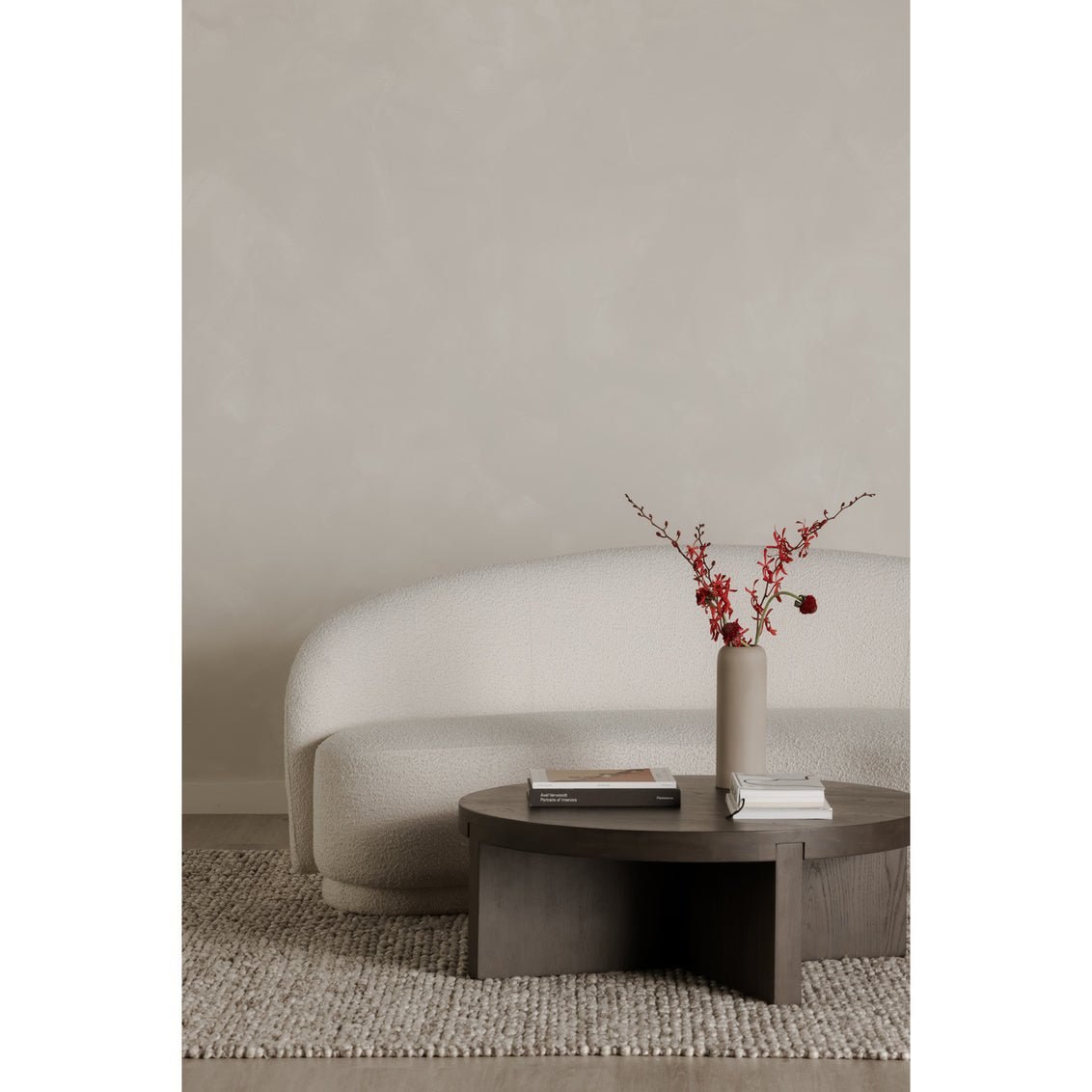 Folke Round Coffee Table Light Brown Coffee Tables| Moe's Home