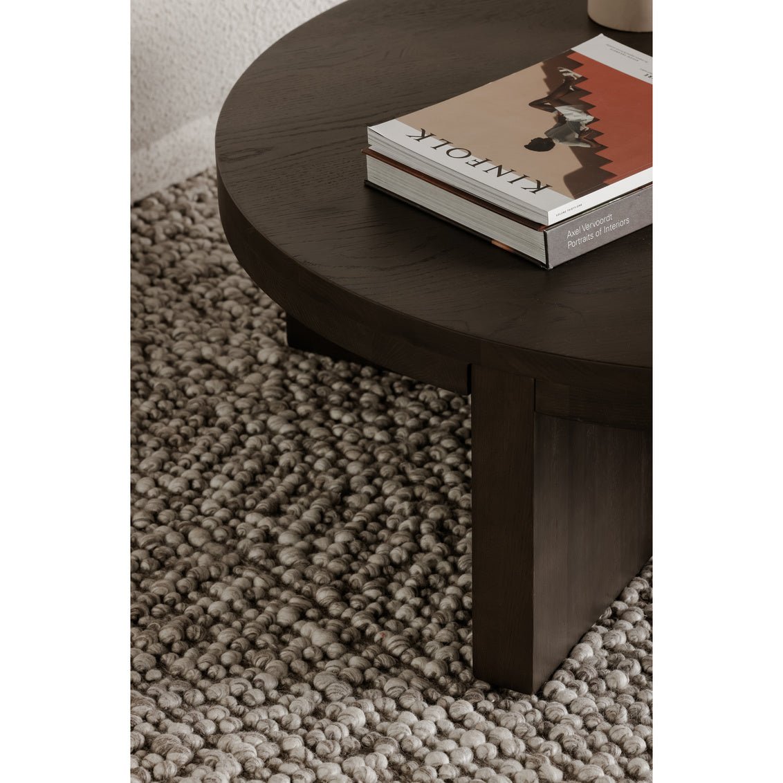 Folke Round Coffee Table Light Brown Coffee Tables| Moe's Home