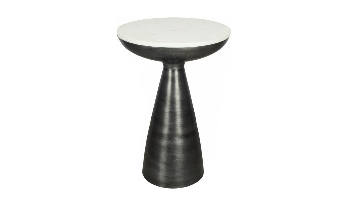 Font Side Table White Marble Accent & End Tables| Moe's Home