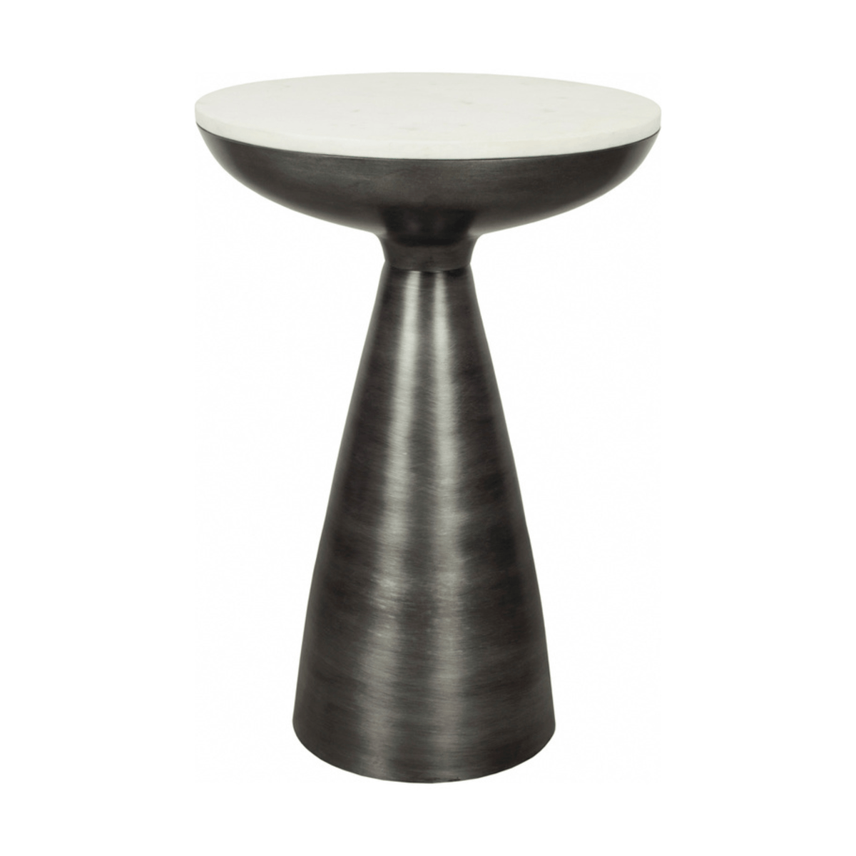 Font Side Table White Marble Accent & End Tables| Moe's Home