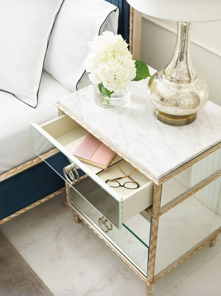 Fontainebleau - Platform Nightstand Nightstands| Caracole