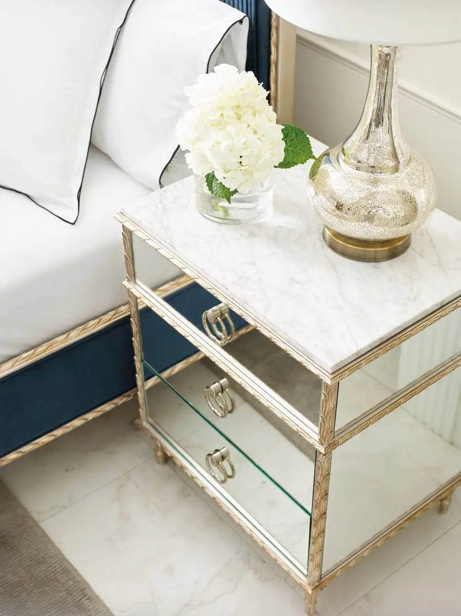 Fontainebleau - Platform Nightstand Nightstands| Caracole